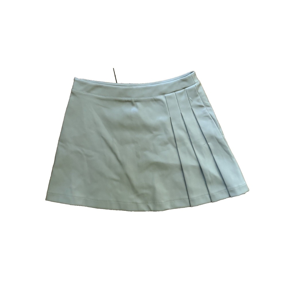 Roberson Rodeo Women's Size Small 100" Vegan Leather Tan Mini Skirt